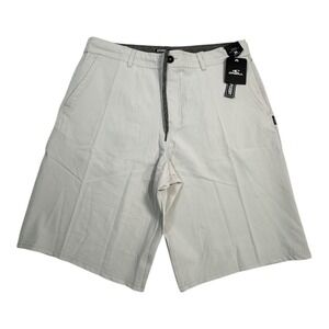 O'Neill Hybrid Relaxed Fit Below the Knee Stretch Shorts Mens 36 Fog